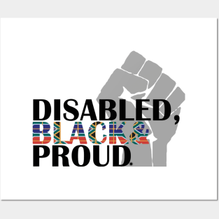 DIsabled Black and Proud Posters and Art